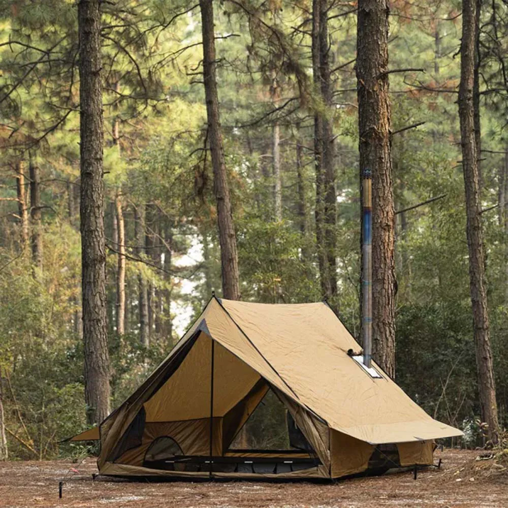 Pomoly Chalet Pro Hot Tent With Stove Jack Person Ideal For